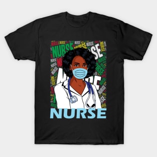 black nurses black history month gifts T-Shirt